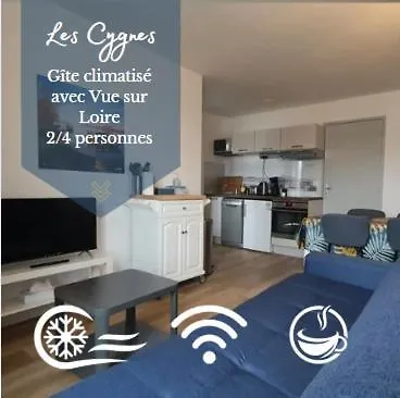 Gites Des Cygnes Vue Sur Loire Et Linge Inclus Blois Exterior photo
